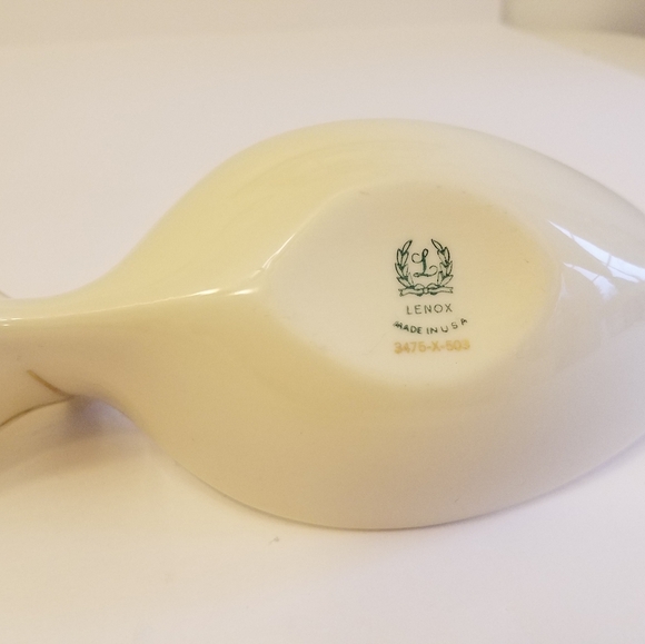 Lenox Vintage Double Sided Serving Dish with Gold Accents - Picture 7 of 13